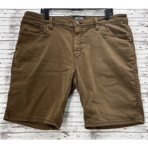 DU/ER DUER Shorts Mens 40 Brown N2X Relaxed Taper Chino Casual Stretch 9.5"